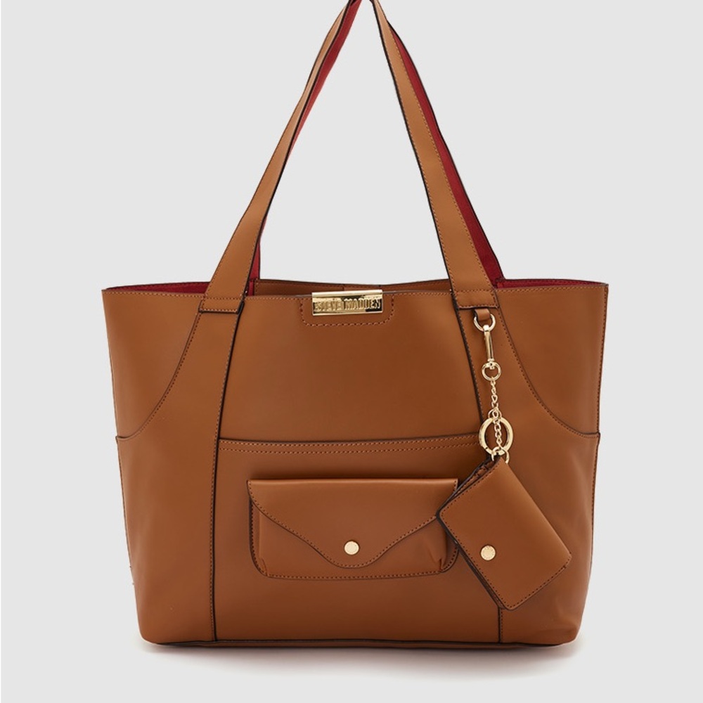 Blundy Snap Button Closure Tote Bag With Coin Purse